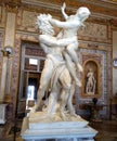 La VeritÃÂ  Truth, unfinished sculpture, white marble. Villa Borghese. Rome.